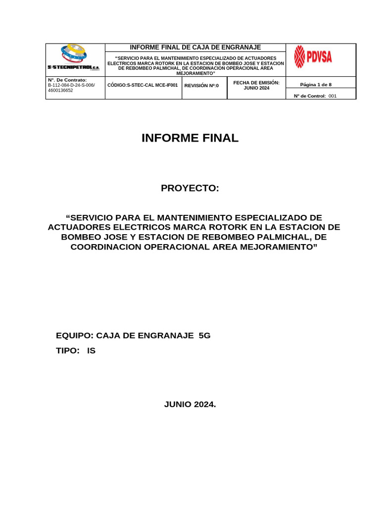 Informe Final de La Caja de Engranaje | PDF | Engranaje | Solenoide