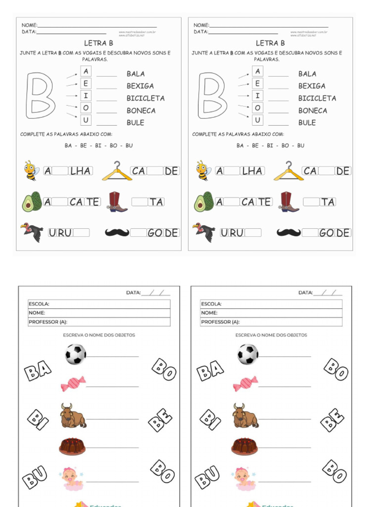 Letra B | PDF
