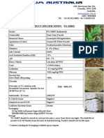 Certificate of Analysis TG-104FF