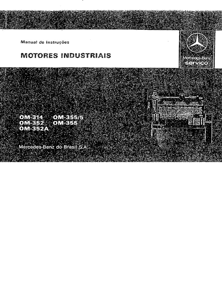 Manual de Instruções Mercedes-Benz OM-352 (49 Páginas) | PDF