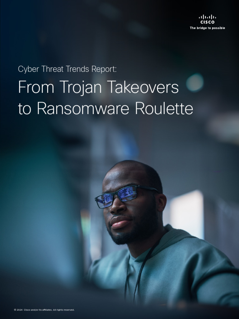 Cyber Threat Trends 2024 Report | PDF | Security | Computer Security