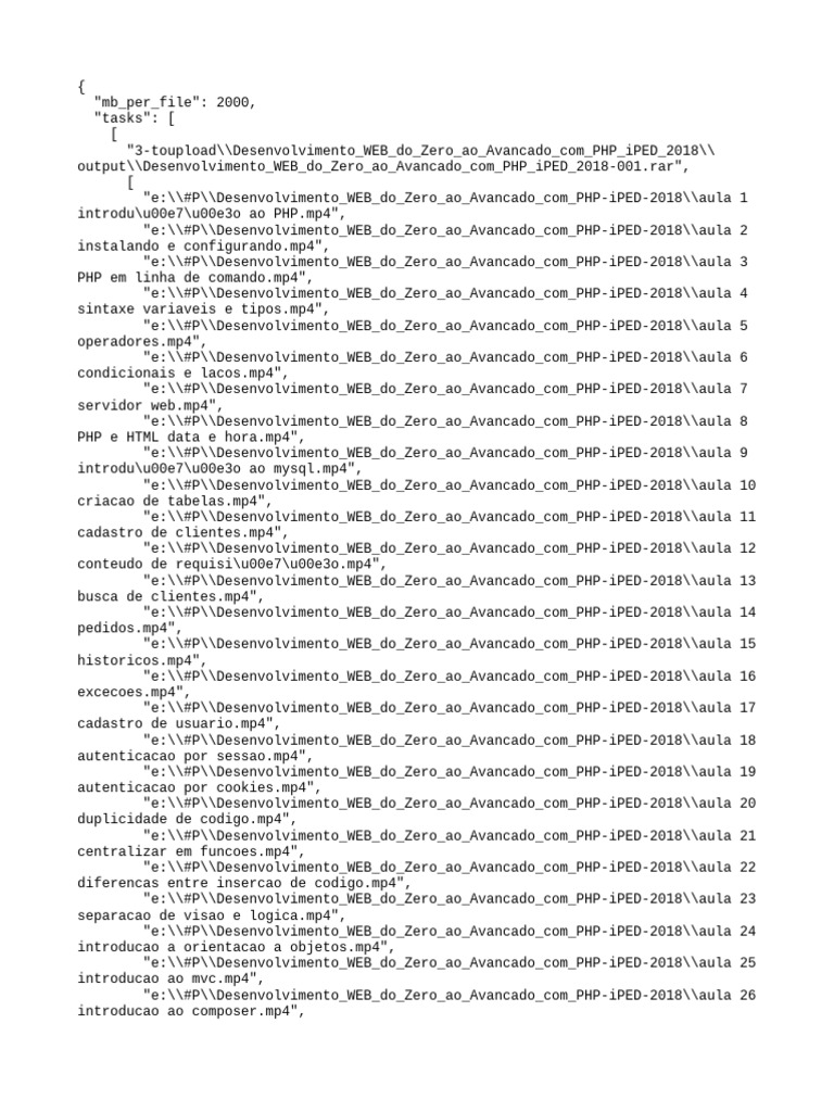 Desenvolvimento WEB Do Zero Ao Avancado Com PHP iPED 2018 | PDF ...