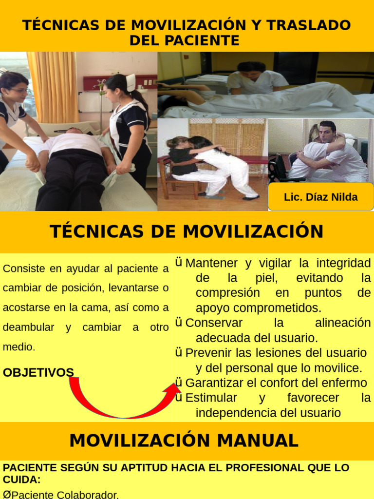 Técnicas de Movilización del Paciente | PDF | Rodilla