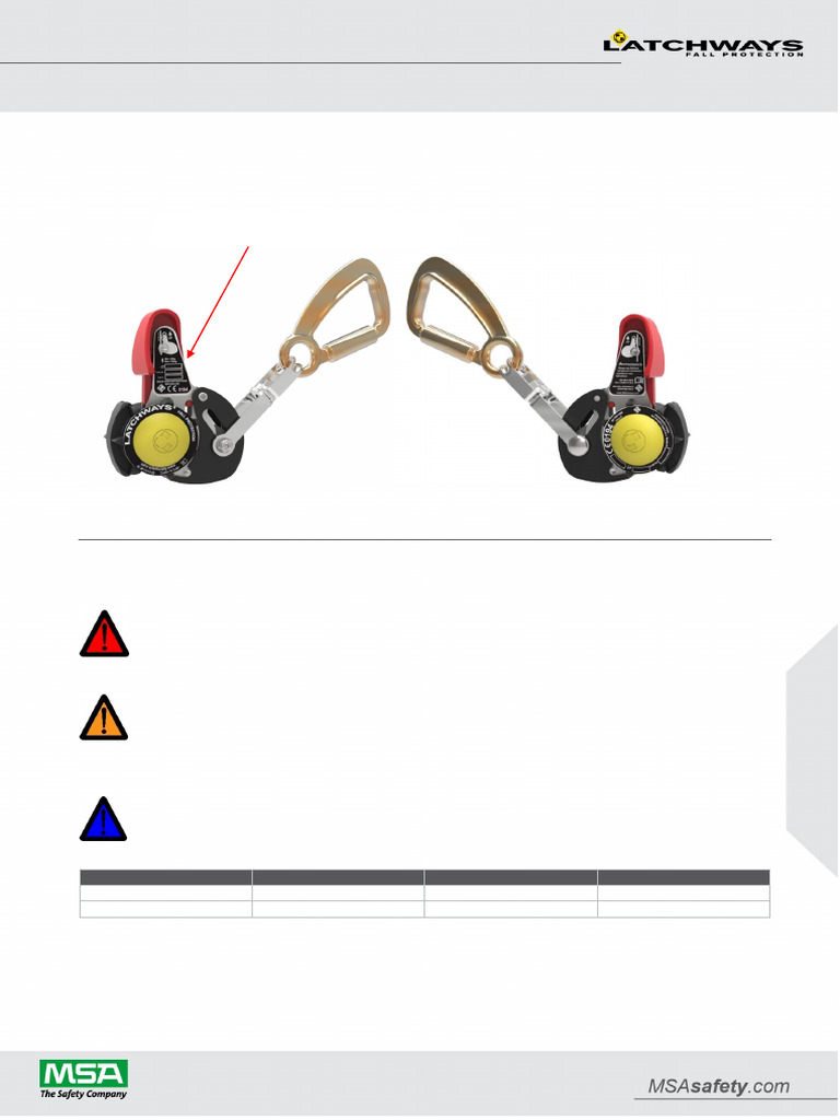 MSA Latchways Vertical Fall Arrest Devices | PDF | Stainless Steel