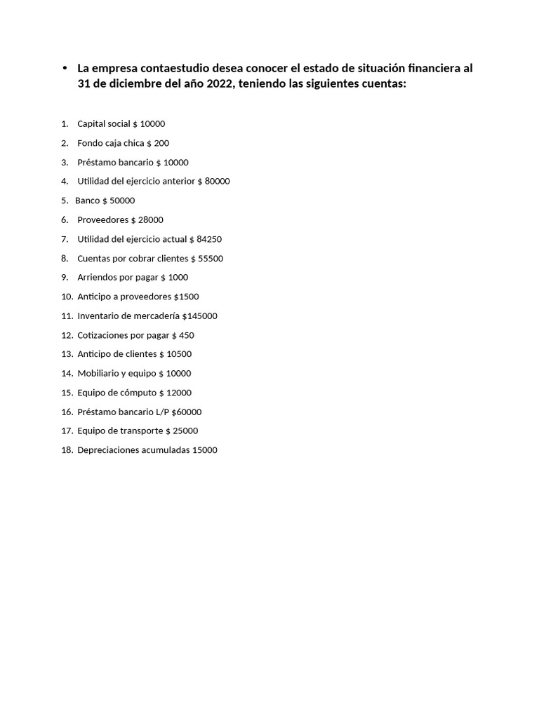Estado de Situación Financiera | PDF | Finanzas y dinero | Derecho