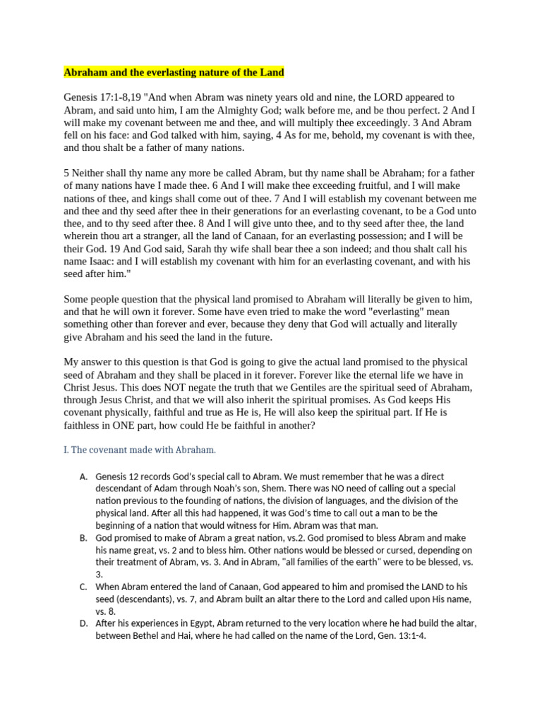 Bible Studies Pdf Abraham Book Of Genesis