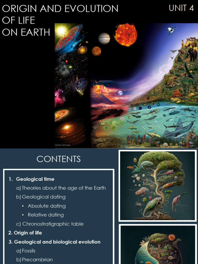 Origin and Evolution of Life on Earth | PDF | Radioactive Decay | Geology