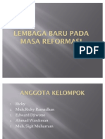 Download Lembaga Baru Pada Masa Reformasi by Ricky Thomas SN78850331 doc pdf