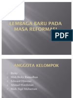 Lembaga Baru Pada Masa Reformasi