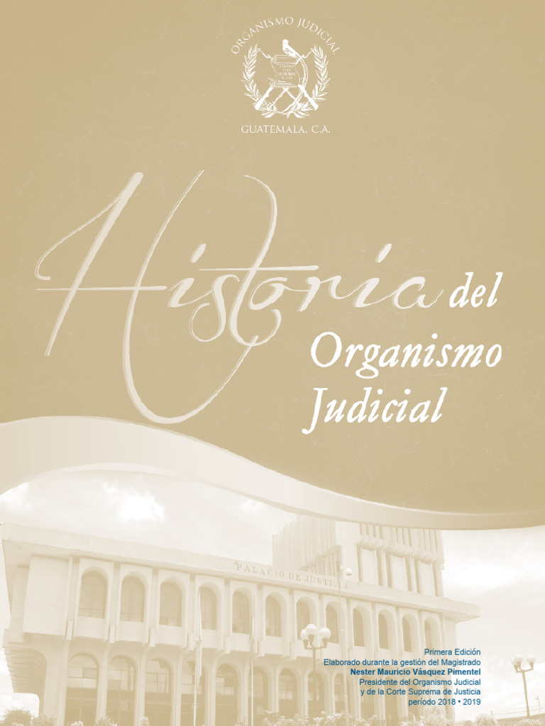 Historia del Organismo Judicial en Guatemala | PDF | Judicaturas ...