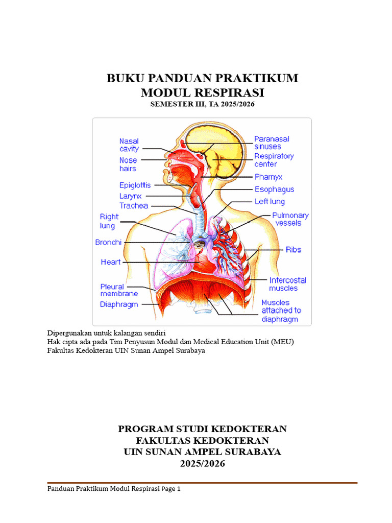 2.1 Respiratory System - BPP Modul Respiratory System-3 Juni 2024 ...