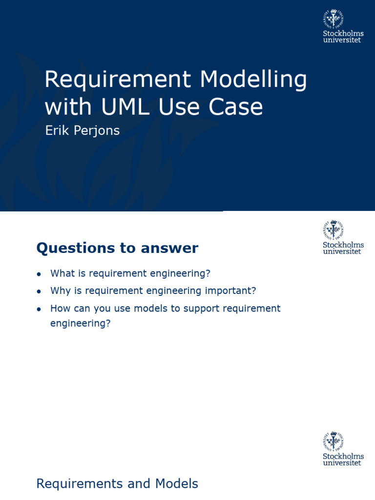 RequirementsModellingWithUMLUseCase 20150830final | PDF | Use Case ...