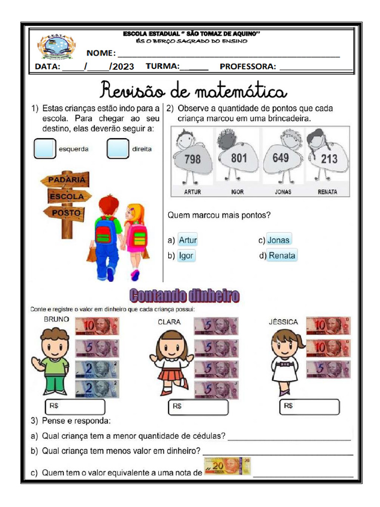 2023 - Atividades 06-07 | PDF