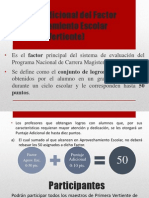 Puntaje Adicional Del Factor Aprovechamiento Escolar