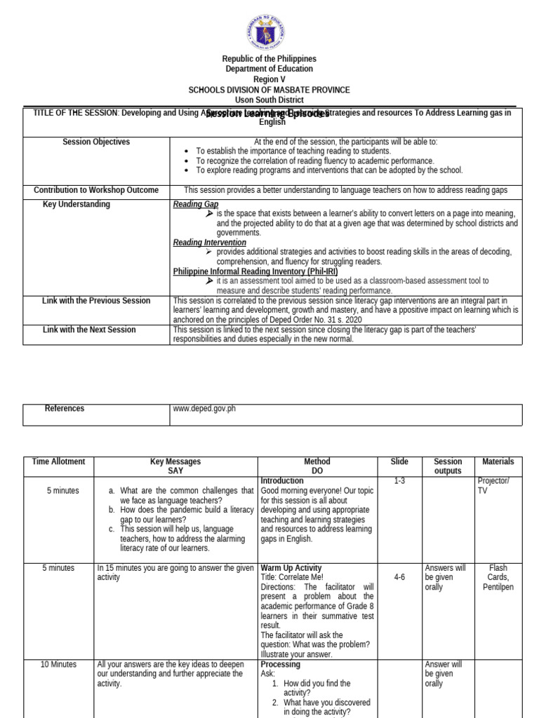 SLE | PDF | Literacy | Reading Comprehension