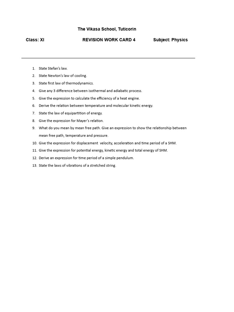 Workcard 4 | PDF