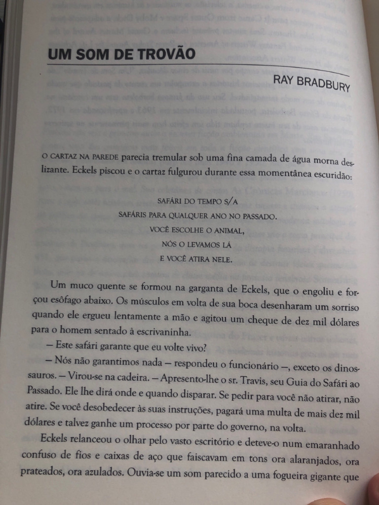 Bradbury - Um Som de Trovão | PDF