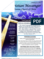 Fifth Avenue Church of Christ: The Christian Messenger