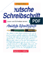 Buch Deutsche Schreibschrift-Lesen Und Schreiben Lernen