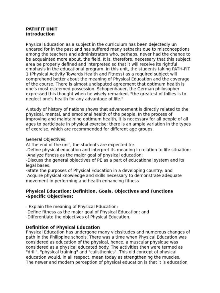 To Print Pathfit Pdf Foods Strength Training