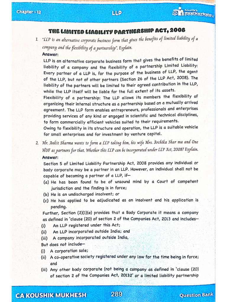 LLP, QB | PDF