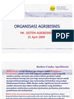 Organisasi Agribisnis 21 April 2009-Edit Zumi