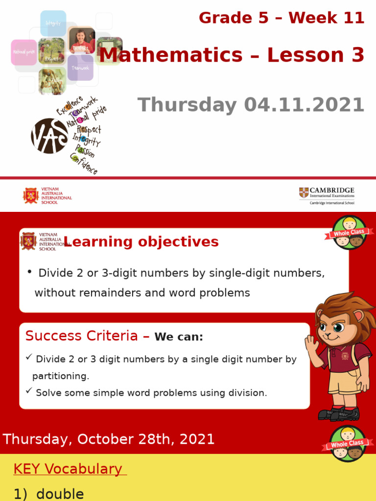 Grade 5 Division Lesson Plan | PDF | Mathematics | Science