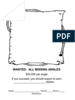 Wanted Poster - Missing Angle Creations