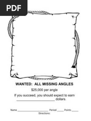 wanted poster - missing angle creations