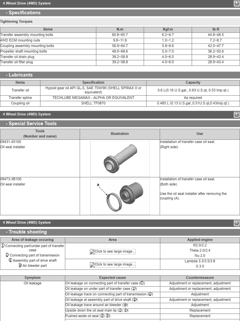 FSM SF SPORT 4 Wheel Drive System | PDF | Vehicles | Vehicle Technology