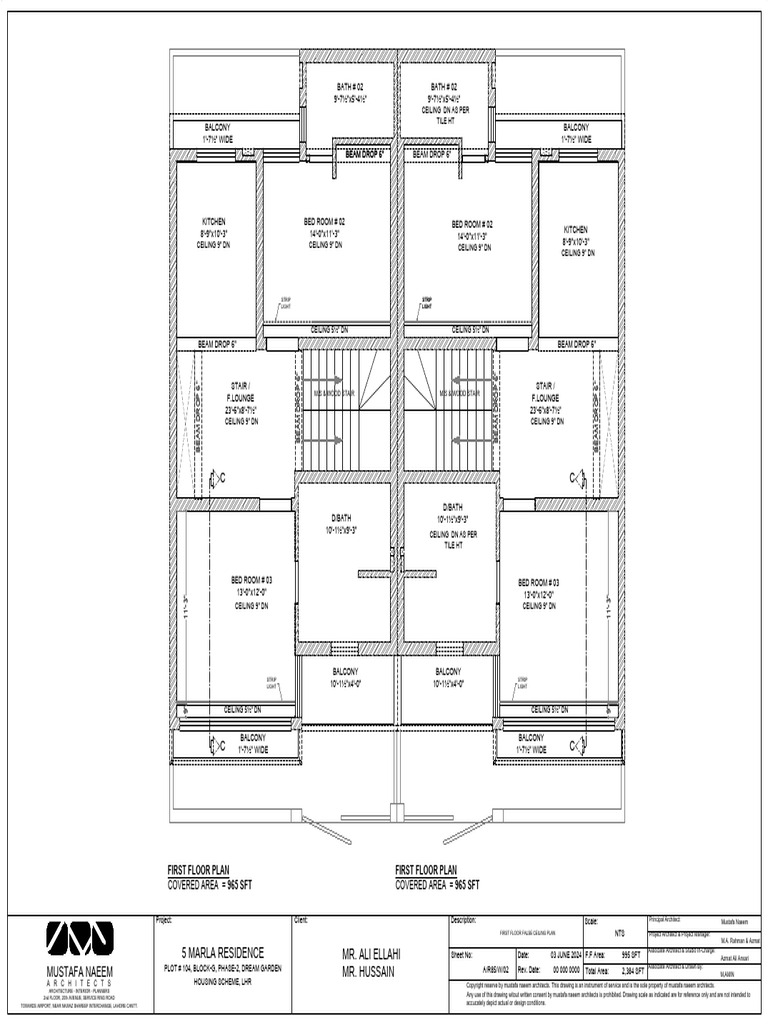 First Floor and Mumty Ceiling Plans | PDF | Queensland | Buildings And ...