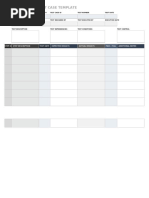 UAT Test Case Template for Excel | PDF