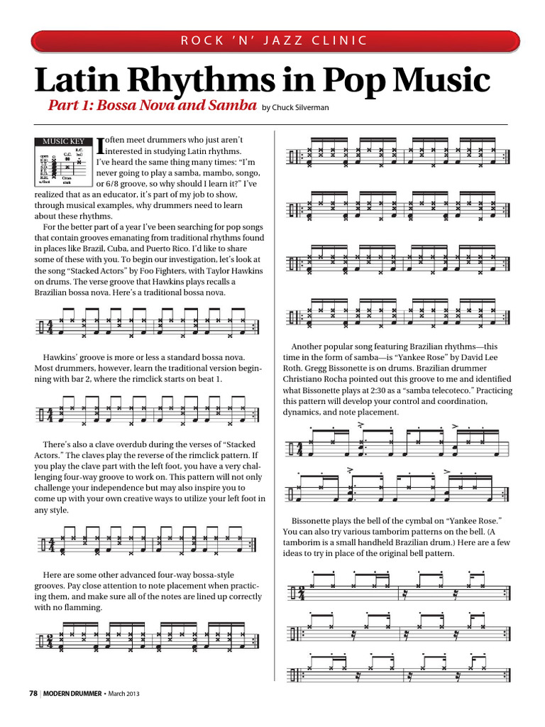 Latin Rhythms in Pop Music | PDF | Cuban Music | Latin American Music