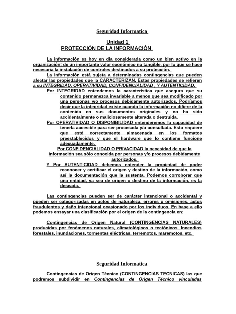 Protección y Seguridad de la Información | PDF | Autenticación | Seguridad