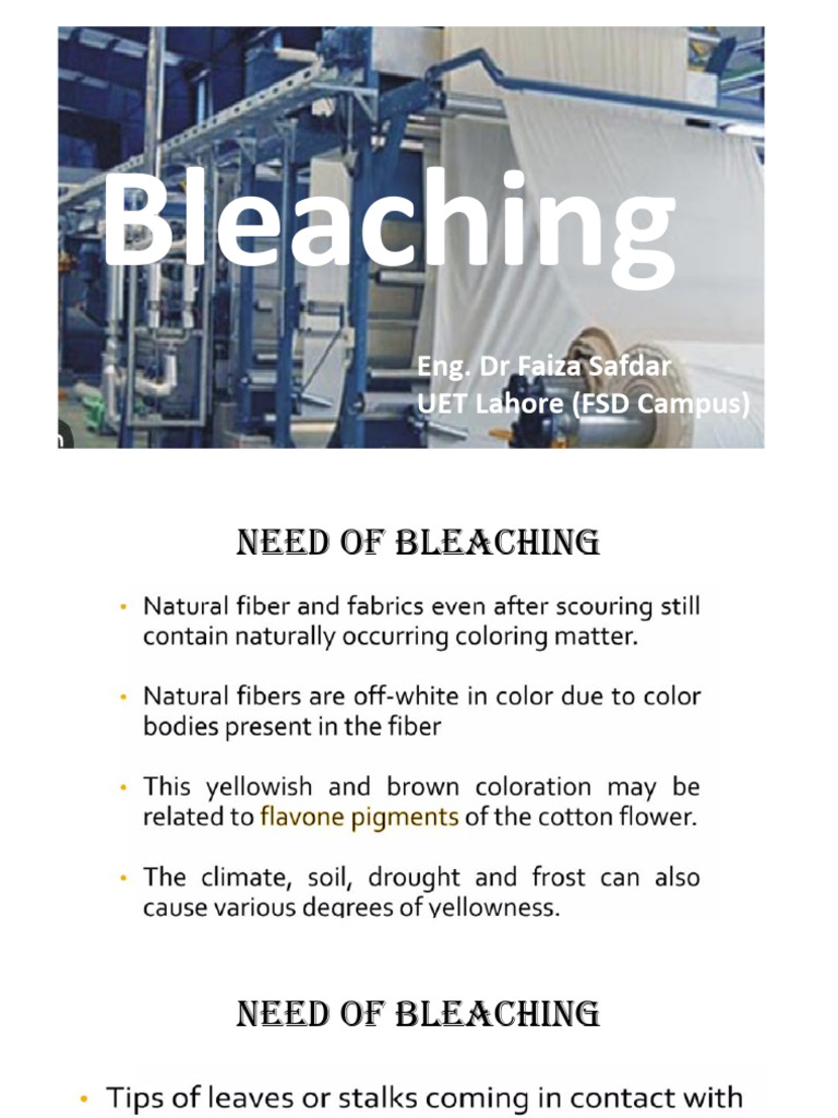 Bleaching | PDF | Bleach | Hydrogen Peroxide