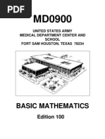 Download US Army Medical Course MD0900-100 - Basic Mathematics by Georges SN7885881 doc pdf