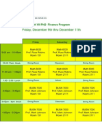 LA VII PhD Finance Program Schedule Dec 9-11