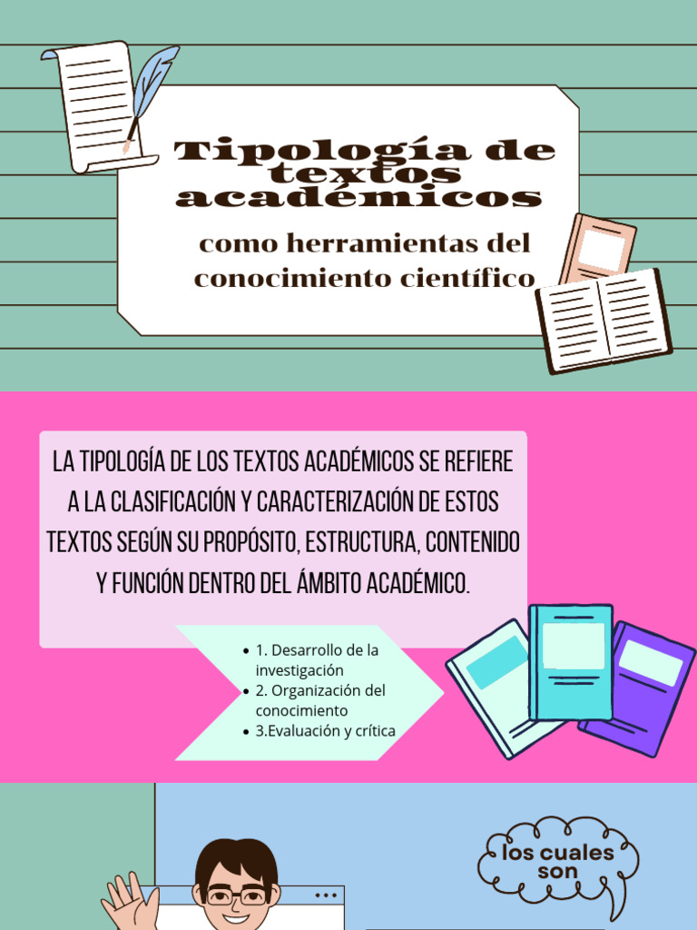 Tipos de Textos Académicos y Estructura | PDF | Ensayos | Sumario ...