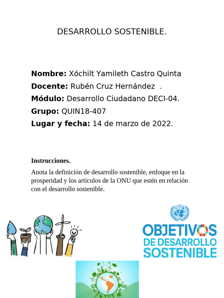 Definición y Artículos de Desarrollo Sostenible | PDF | Ciencias sociales
