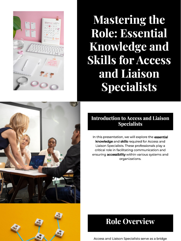 Slidesgo Mastering The Role Essential Knowledge and Skills For Access ...