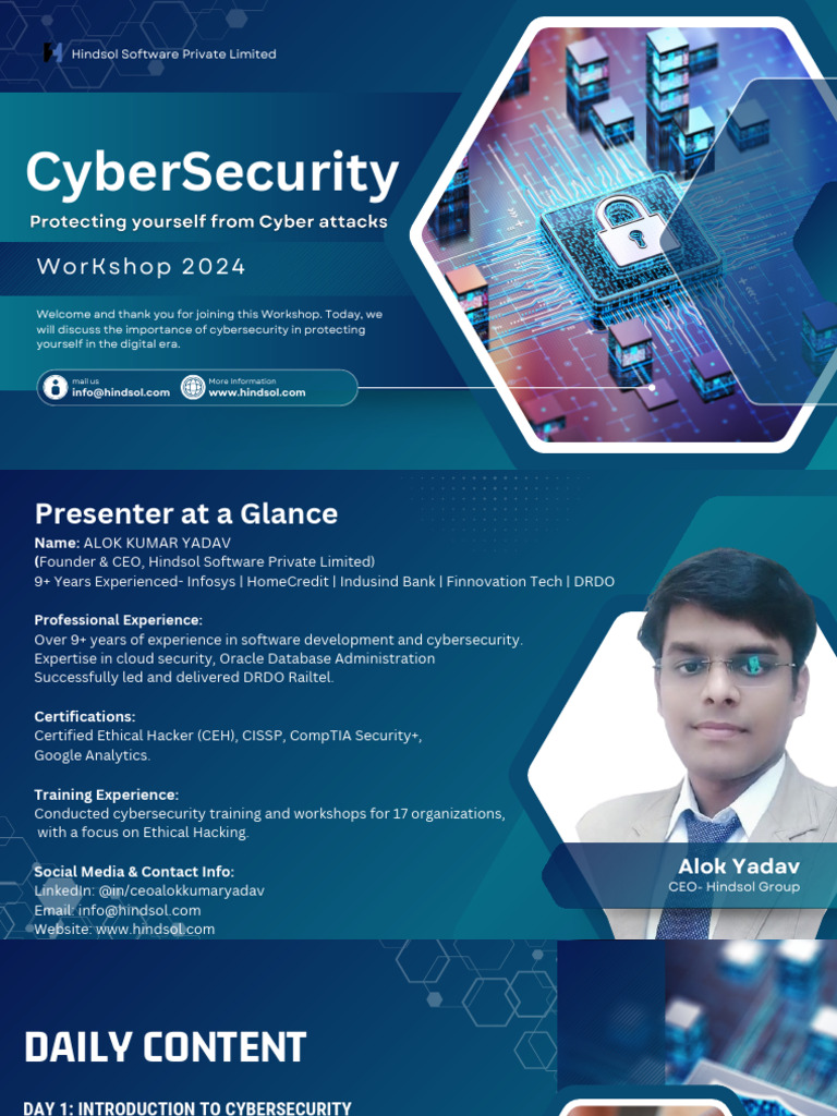 Cybersecurity Protecting Business in A Digital World Presentation | PDF ...