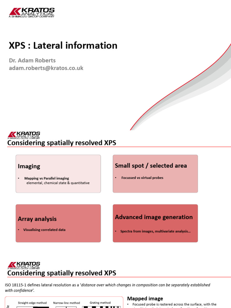 3 Lateral Resolution | PDF | X Ray Photoelectron Spectroscopy ...
