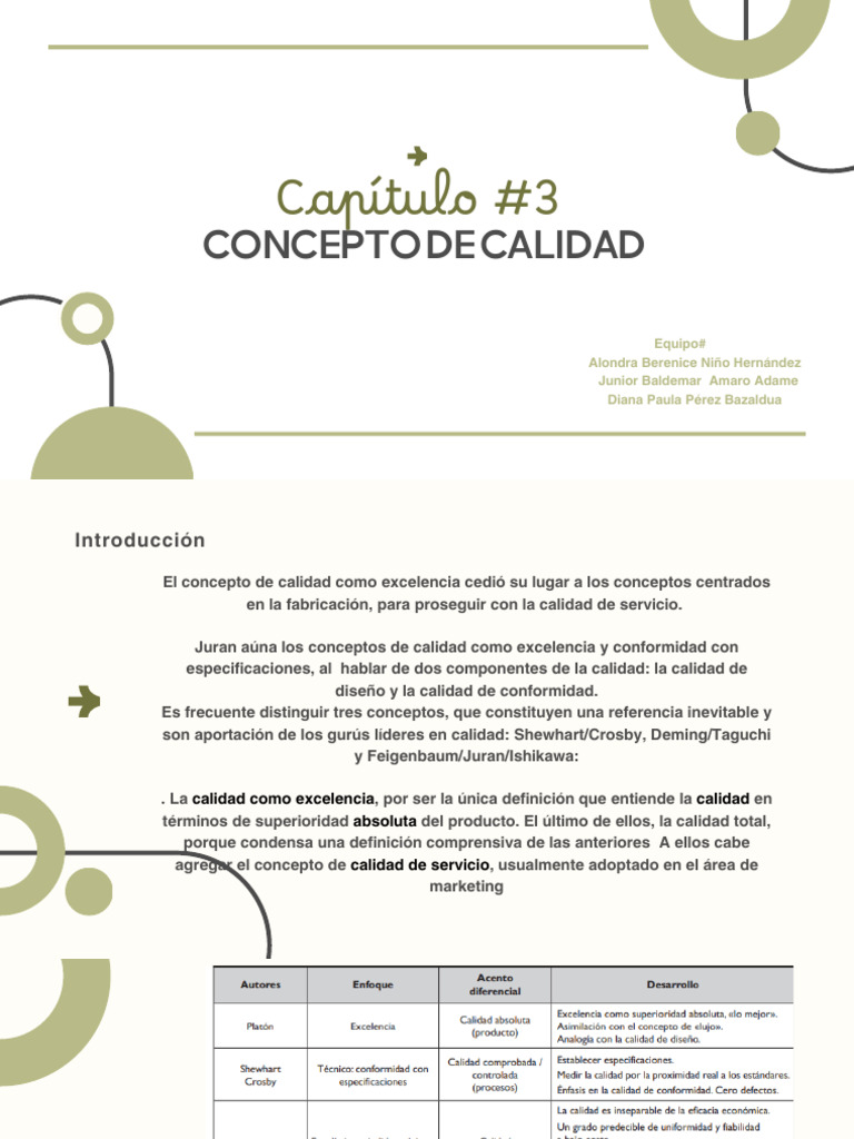 EQ10-C3-Concepto de Calidad | PDF | Calidad (comercial) | Producto ...