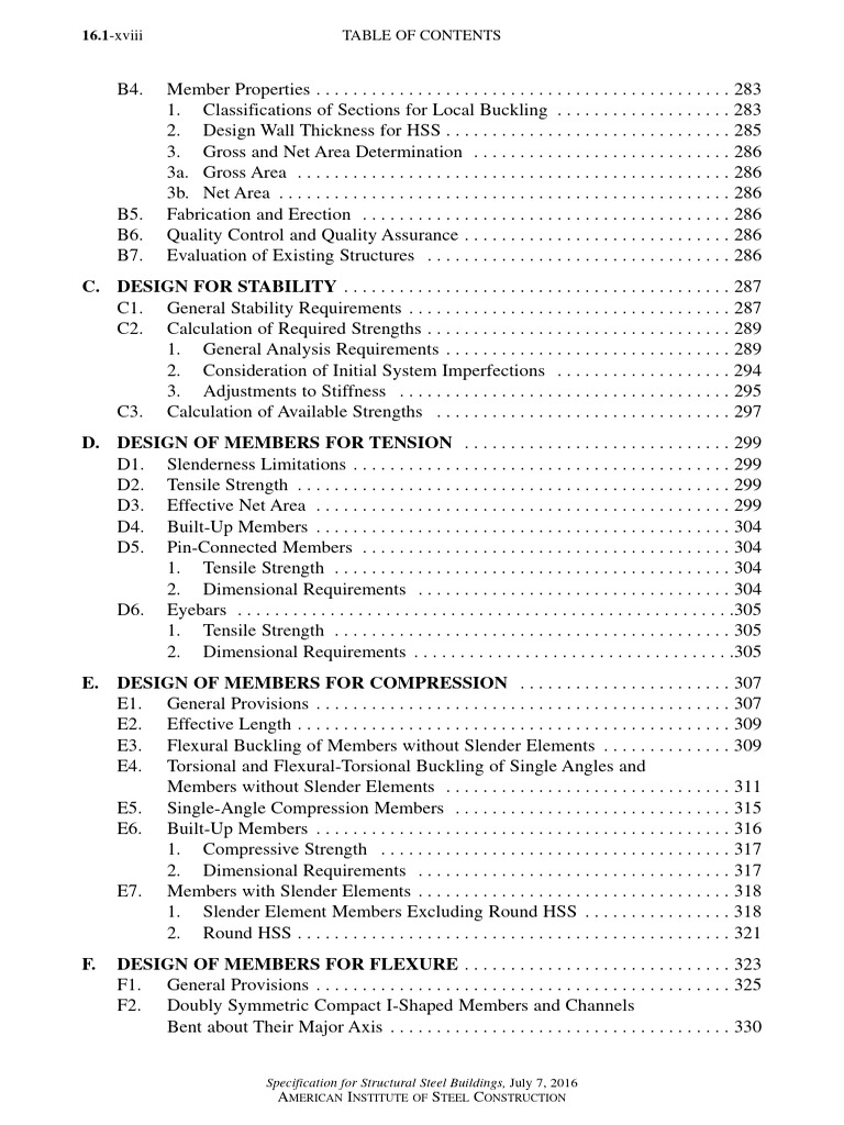 Specification For Structural Steel Buildings 04 | PDF | Mechanical ...