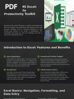 A Comprehensive Guide On Microsoft Excel For Data Analysis | PDF | Data ...
