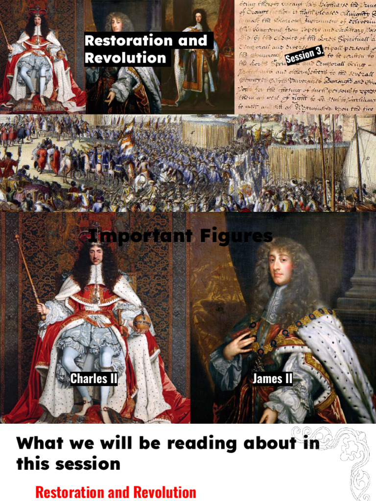 Restoration & Revolution: Key Figures | PDF