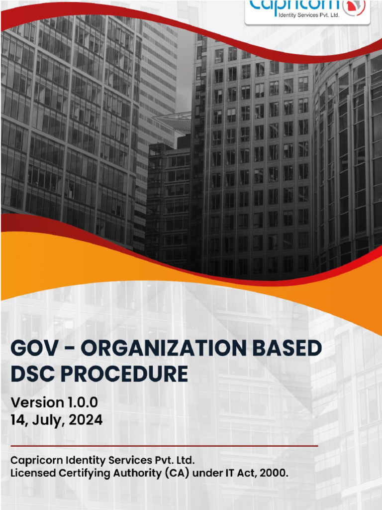 Government DSC Purchase Guide | PDF | Computer Security | Security