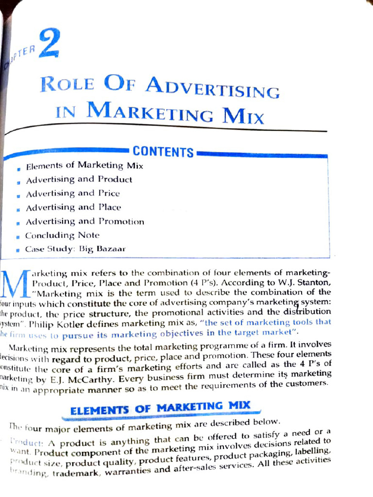 Marketing Mix | PDF | Marketing | Sales