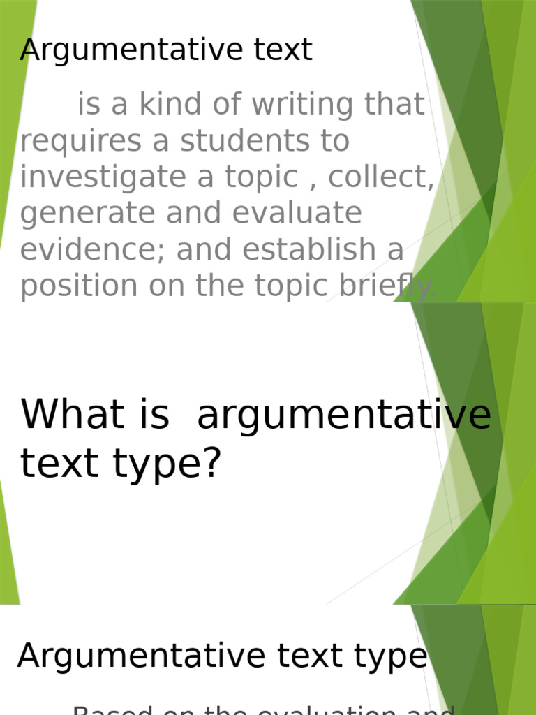 Argumentative text pdf philosophy
