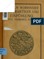 Worringer, Wilhelm - Abstraktion Und Einfühlung - 1911